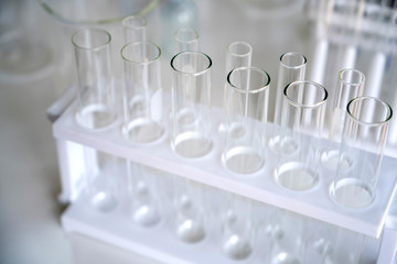 Scientist equipment and tools in scientific experiment science Laboratory