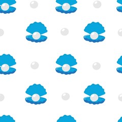  pattern with a seashell 