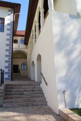 Courtyard of Budatín castle, Žilina region, Slovakia