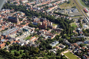 Fototapeta na wymiar Hansestadt Greifswald, Detail innenstadt 2013