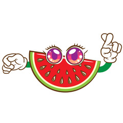 Watermelon vector clipart