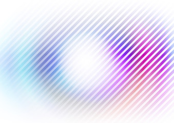 Diagonal lines on blurred colors background