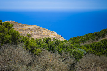 Fototapeta na wymiar Fantastic view of the coast in the Anaga peninsula. Tenerife. Canary Islands. Spain