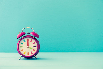Space vintage clock