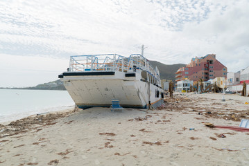 Philipbsburg St.Maarten, Hurricane Irma causes damage to the island of st.maarten 