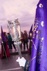 Naklejka premium Procession parade of Holy Week, Spain, Europe