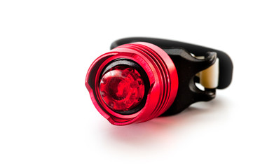 Back lamp flasher of red color for the bicycle