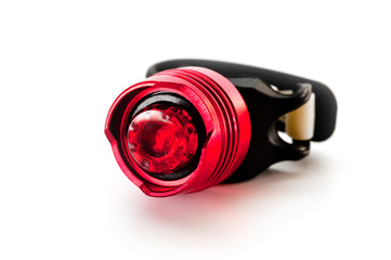 Back lamp flasher of red color for the bicycle