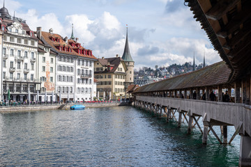 Lucern wooden bridge