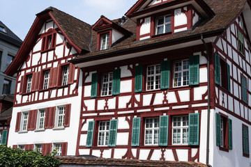 Swiss houses in Lucern