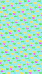 Ornate geometric pattern and abstract colored background