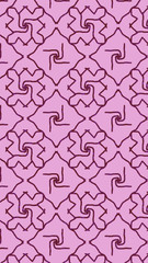 Ornate geometric pattern and abstract colored background