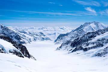 Plakat Swiss alps scenery