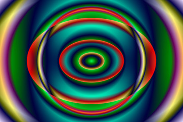 Digital art, abstract 3D objects with soft lighting, Germany