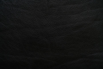 Luxury genuine black leather decoration background