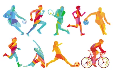 Fotobehang Sport Design-Icon-Set Vektor Illustration © scusi