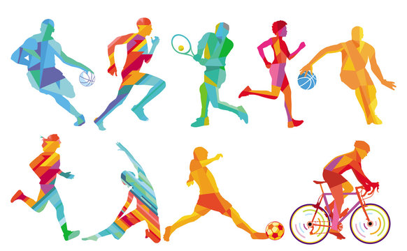 Sport Design-Icon-Set Vektor Illustration