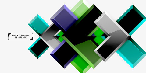 Abstract arrows composition background