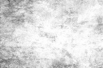Texture of black lines, scratches, dots on white background.