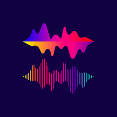 Musical wave icon