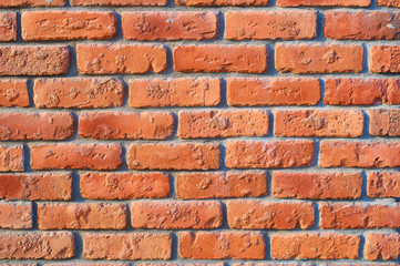 texture abstract background red brick wall