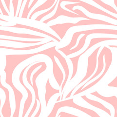 Illustration of seamless zebra pattern. Simple background