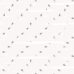 Vector geometric seamless abstract background, freehand doodles pattern.