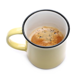 Coffee espresso cup isolated on white background