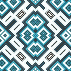 Modern bright geometric seamless pattern. Imposing colorful infinite backdrop