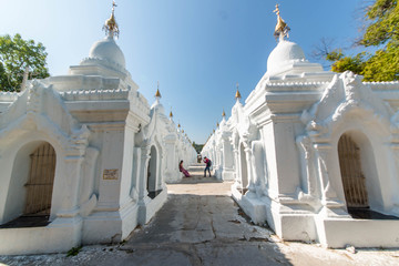 Temples in Mandalay, Myanmar.