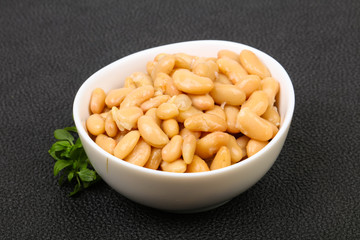 Baked white bean