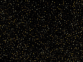 Golden glitter sparkle bubbles champagne particles