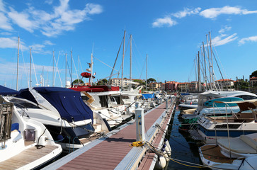 Fototapeta premium Port of Saint-Jean-Cap-Ferrat , France