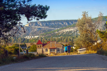 прогулка в двоём.