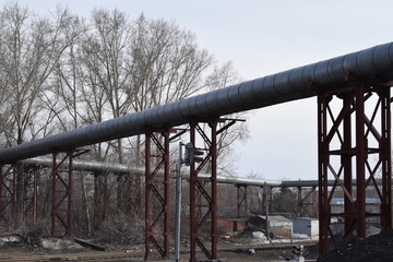  Industrial landscape. Railway.