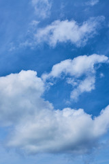 Obraz na płótnie Canvas Clouds on a blue sky sunny day