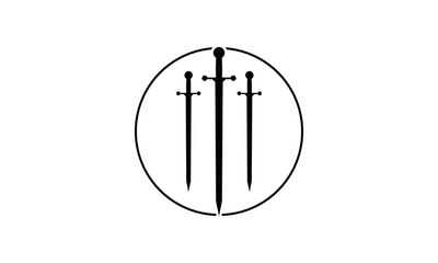 Sword icon vector