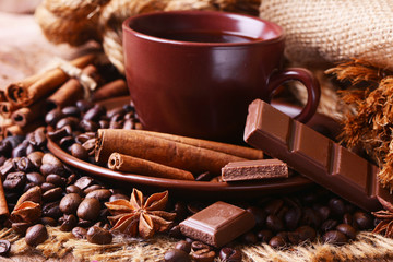 Coffee and chocolate