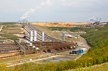 Brown Coal Industry And Mine