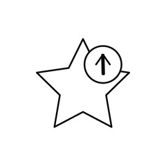 Share favorite bookmark star outline icon