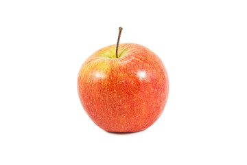 Fuji apple variety on white