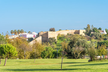 The castle and walled city of Lagos, which surrounded the entire city and provided the city with its main means of defence.