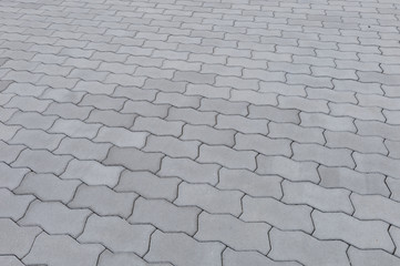 Modern city square floor texture background,high angle view