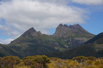 view of mountains