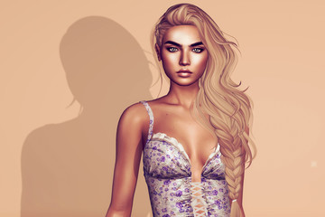 Naklejka premium art virtual