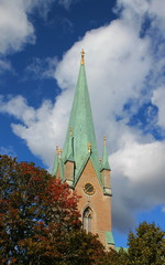 Fototapeta premium Fragment of Linkoping cathedral,Sweden