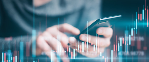 Trader at work