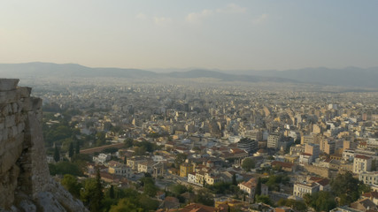 Obraz premium afternoon in athens in greece from the parthenon