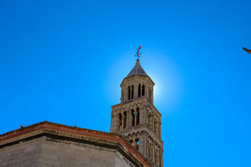 Fototapeta na wymiar The Cathedral of Saint Domnius in the sun, Split, Croatia