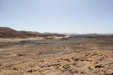 Stony mountains in the Sinai desert